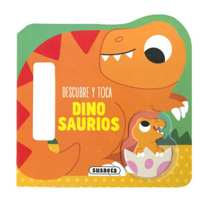 Libro Descubre y toca dinosaurios +1año 