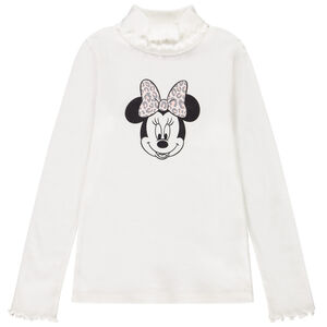 Camiseta interior con cuello vuelto estampado Minnie Disney para niña Main Camiseta interior con cuello vuelto estampado Minnie Disney para niña