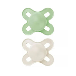 Pack 2 Chupetes Silicona Start Pure 0-2M neutro 