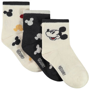 Pack de 3 pares de calcetines normales Mickey Disney para niño  Main Pack de 3 pares de calcetines normales Mickey Disney para niño