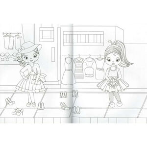Libro Washi tape para colorear Glamour +4A 