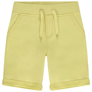 Bermudas de felpa lisa para niño 