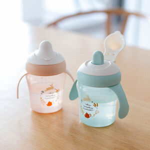Taza de aprendizaje Wonderland con boquilla y asas 6+ 200ml rosa 
