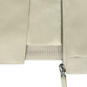 Perfecto estilo biker en piel sintética forrado para bebé niño 