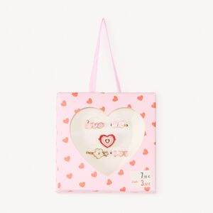 Conjunto de 5 anillos decorativos para niña 