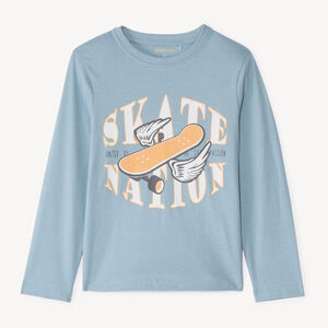 Camiseta de manga larga estampada para niño 