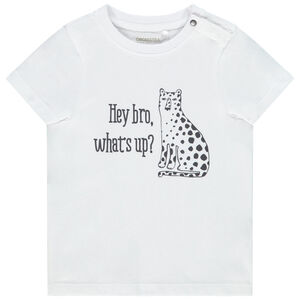 Camiseta de manga corta de algodón para bebé niño 