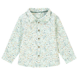 Camisa de manga larga en algodón con estampado de tigres para bebé niño 