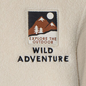 Sudadera con capucha de sherpa niño 