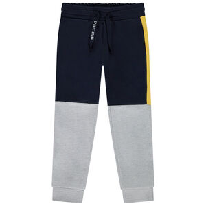Pantalon de jogging en molleton effet color block pour garçon 