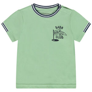 Camiseta manga corta estilo polo para bebé niño 