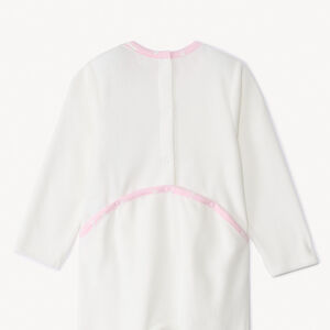 Pelele de terciopelo Marie Aristochats Disney para bebé niña con aperturas diferentes según la edad 