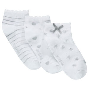 Pack de 3 pares de calcetines cortos surtidos 
