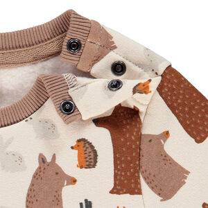 Sudadera en lana con animales estampados para bebé niño 