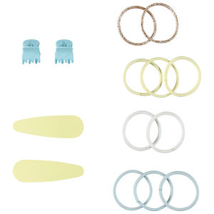 Lote de 4 clips + 10 gomas para niña  Main Lote de 4 clips + 10 gomas para niña