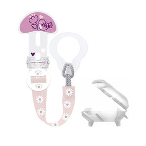 Sujetachupetes con cubretetina Clip it! & Cover niña (modelo aleatorio) 
