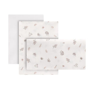 Juego de sábanas 3 piezas para moisés y carro Calma rosa 