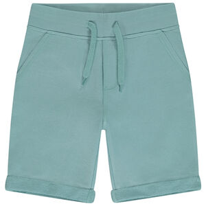 Bermudas de felpa lisa para niño 