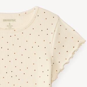 Camiseta de niña de manga corta con estampado original 