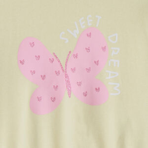 Sudadera oversized estampada para bebé niña 