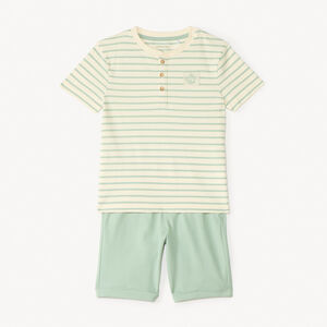 Conjunto de 2 piezas a rayas para niño 