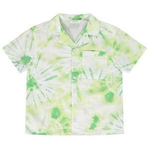 Camisa de manga corta efecto tie dye para niño 