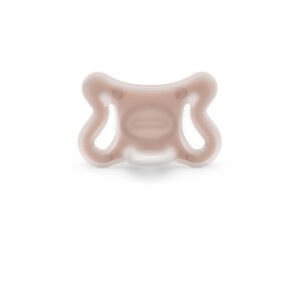 Chupete Zero.Zero con tetina simétrica de silicona SX Pro para prematuros de 0 a 2 meses color claro 