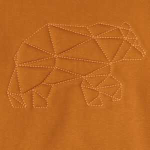 Sudadera de felpa con motivo animal en pespuntes para niño 