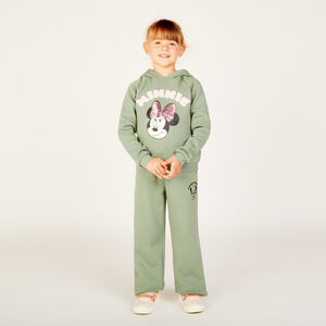 Sudadera con capucha en jersey con forro de terciopelo Minnie Disney para niña 