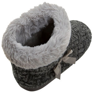 Botines de punto con forro de peluche sintético para bebé. 