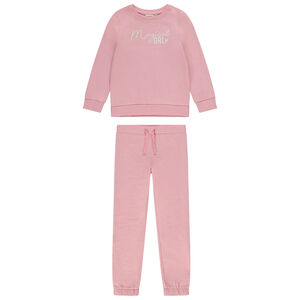 Conjunto de chándal de 2 piezas liso niña 