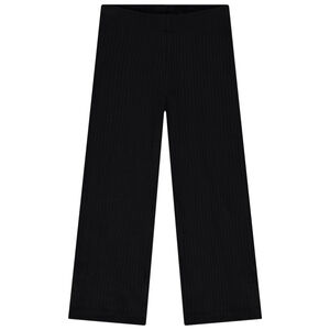 Leggings acampanados efecto canalé para niña 