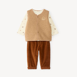 Conjunto de 3 piezas con chaleco sin mangas de motivos de Tic y Tac Disney 