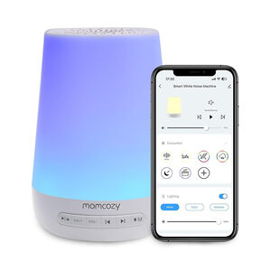 Luz de compañía con sonido blanco 