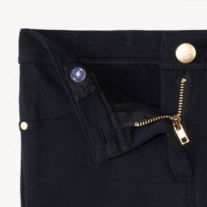 Pantalón pitillo de felpa para niña 