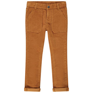 Pantalón slim en terciopelo acacanalado para niño Main Pantalón slim en terciopelo acacanalado para niño