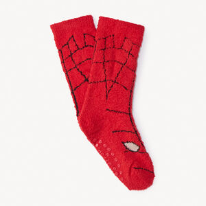 Chaussettes hautes Spider-Man Marvel effet bouclette pour garçon  Main Chaussettes hautes Spider-Man Marvel effet bouclette pour garçon