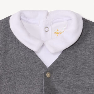 Pelele efecto esmoquin 2 en 1 con pajarita para bebé niño 