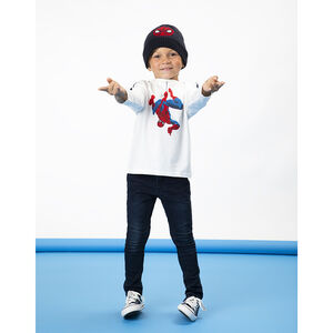 T-shirt manches longues en jersey print Spiderman Marvel Main T-shirt manches longues en jersey print Spiderman Marvel