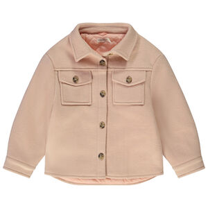 Chaqueta sobrecamisa de lana para niña 