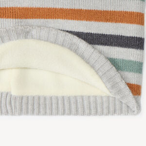 Snood polar para bebé niño a rayas 