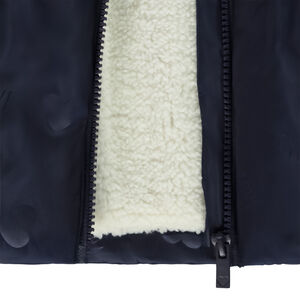 Chaqueta de abrigo con capucha para bebé niña 