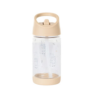Botella de agua erizo con pajita retráctil - 400 ml 