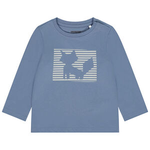 Camiseta de manga larga con estampado fantasía para bebé niño 