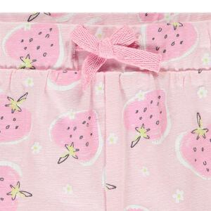 Short deportivo con estampado fantasía para bebé niña 