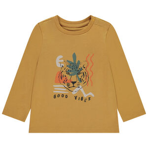 Camiseta de manga larga con estampado fantasía para bebé niño 