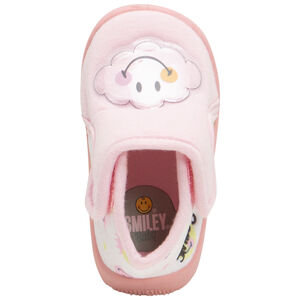 Zapatillas de punto con parche con nube plastificado y estampado de Smiley 