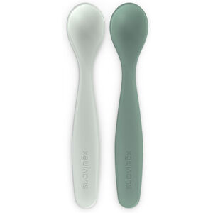 Pack de 2 cucharas para bebé 6M+ Verde 