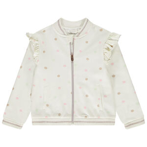 Gilet estilo teddy en felpa estampada de conchas para niña 