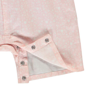 Pelele corto de gasa con volantes para bebé niña  Main Pelele corto de gasa con volantes para bebé niña